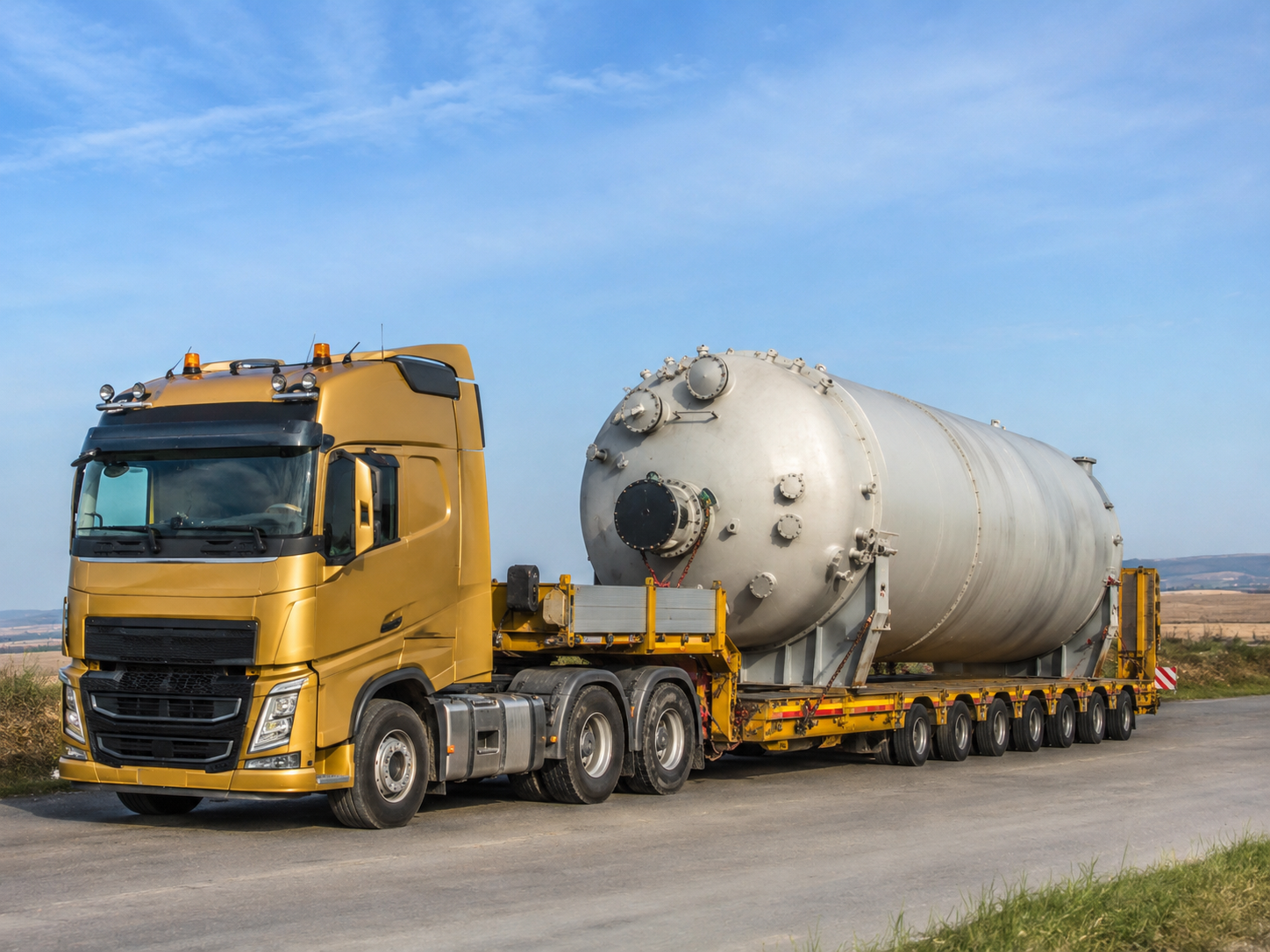 Oversized heavy haul road transport