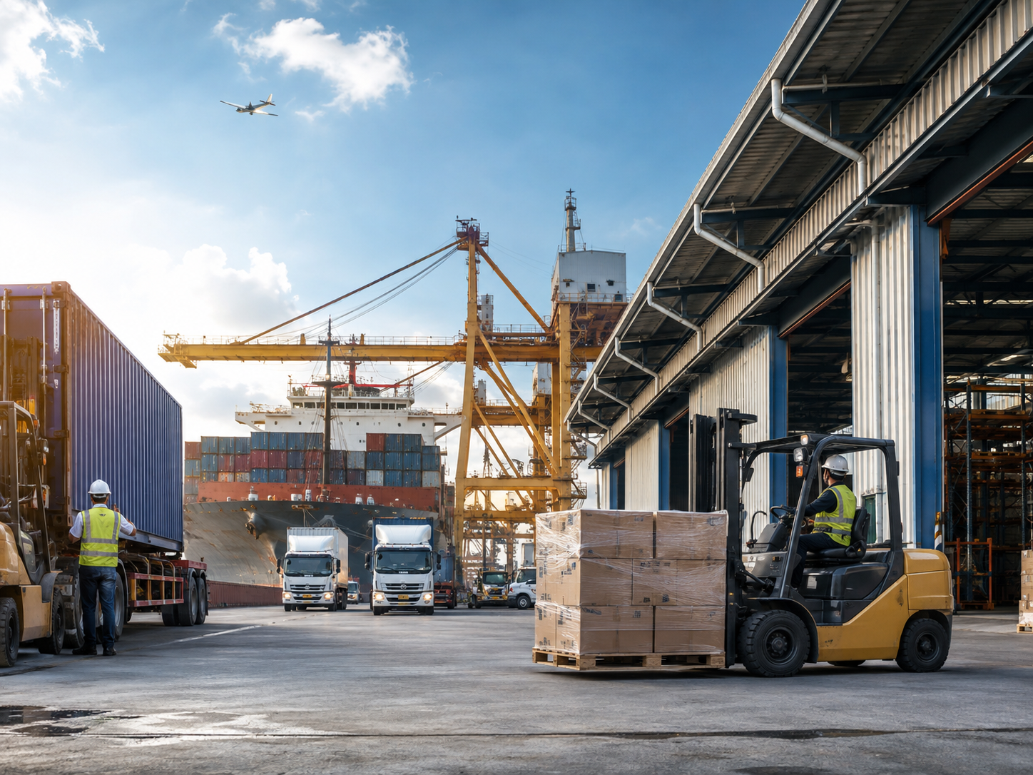 Port freight forwarding operations